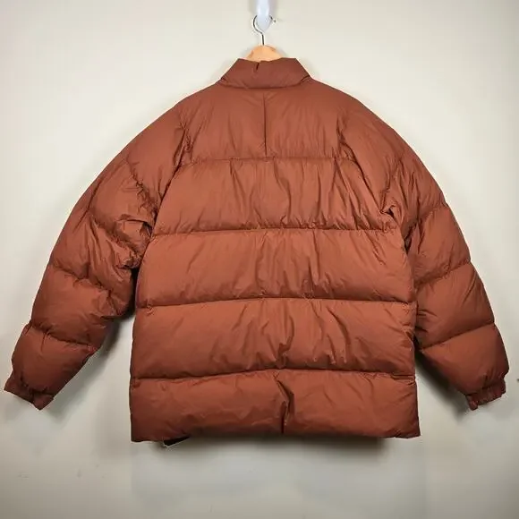 Mountain Hardwear Nevadan 650 Down Jacket Size XXL Rust Burnt Orange Full Zip